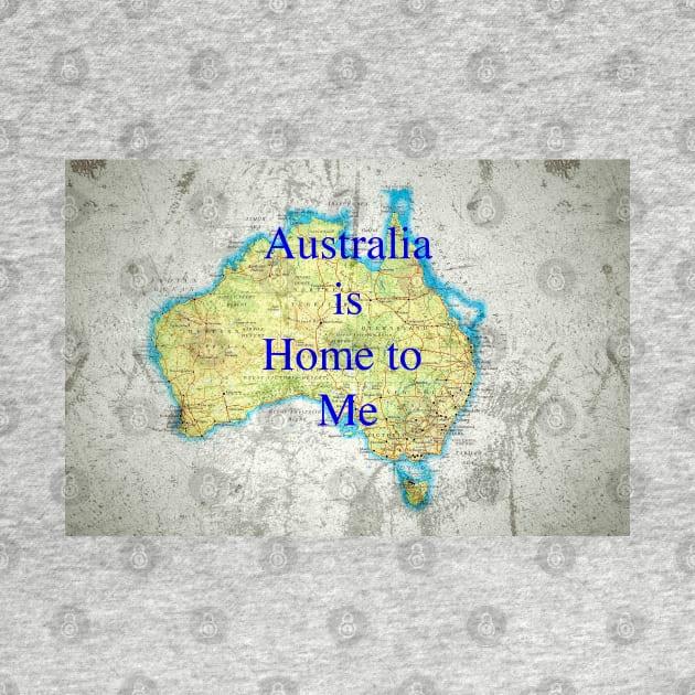 Australia is Home to Me Map by Custom Autos